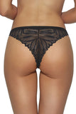 Delicate Cut-Out Back Bra Briefs for Timeless Elegance