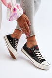 Comfortable Women's Textile Sneakers with Rubber Sole