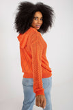 Lightweight Openwork Summer Sweater with Hood