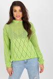 Lightweight Openwork Summer Sweater with Hood