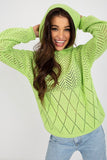 Lightweight Openwork Summer Sweater with Hood