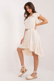 Charming Flared Summer Dress with Ruffle Details