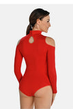 Chic Cut-Out Bodysuit for Stylish Evening Outings