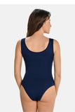 Classic Elegance Bodysuit with Wide Shoulder Straps