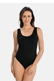 Classic Black Women's Bodysuit for Comfort and Style