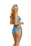 Floral Pattern Bikini Bra for Medium to Large Breasts