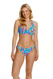 Vivid Floral Underwire Bralette for Comfortable Support
