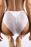 Comfortable Full Cut Women's Lace Briefs with Bow Detail
