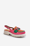 Stylish Eco Leather Sandals with Adjustable Buckle Strap