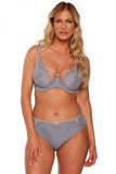 Elegant Comfort Bra with Soft Support and Lace Detailing