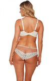 Elegant Comfort Bra with Lace and Mesh Details