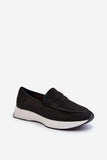 Stylish Eco-Suede Moccasins with Platform Elevation