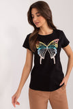 Charming Cotton Blouse with Unique Butterfly Detail