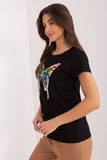 Charming Cotton Blouse with Unique Butterfly Detail