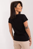 Charming Embroidered Flower Casual Blouse with Zircon Detail