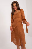Charming Flared Midi Summer Dress with Embroidery