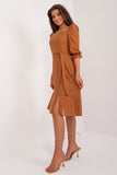 Charming Flared Midi Summer Dress with Embroidery