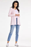 Chic Shawl Collar Loose Sweater with Belted Waist