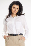 Elegant Long Sleeve Shirt with Decorative Pocket and Cuff Buttons