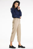 Elegant Long Sleeve Shirt with Decorative Pocket and Cuffs