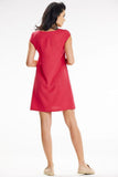 Elegant Short Sleeve Loose Mini Dress for Any Occasion
