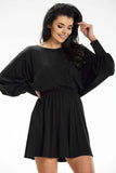 Versatile Kimono Top Mini Dress with Long Sleeves