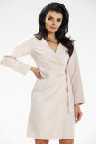 Elegant Envelope Mini Dress with Long Sleeves for Any Occasion
