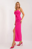 Elegant Summer Pencil Dress with Decorative Flower Detail