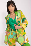 Colorful Unbuttoned Blazer for Year-Round Elegance