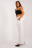 Elegant High-Waist Palazzo Pants with Tie Waist and Pockets