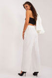 Elegant High-Waist Palazzo Pants with Tie Waist and Pockets