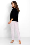 Cozy Women's Pajama Set with Blouse and Long Pants
