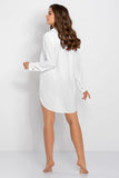 Soft Long Sleeve Nightgown with Button Closure