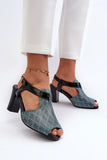 Comfortable Eco Leather Women's Sandals with Adjustable Strap