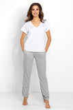 Chill Out Set with Silver Emblem and Soft Knit Trousers