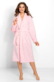 Comfortable Women's Bathrobe with Pockets and Tie Belt