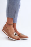 Elegant Eco Leather Women's Pumps with Stylish Anchor Detail