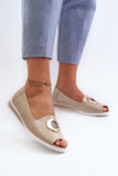 Elegant Eco Leather Women's Pumps with Subtle Anchor Detail
