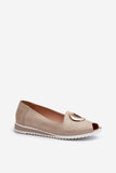 Elegant Eco Leather Women's Pumps with Subtle Anchor Detail