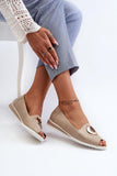 Elegant Eco Leather Women's Pumps with Subtle Anchor Detail