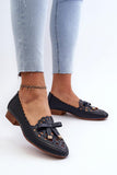 Chic Eco Leather Ballerinas with Bow for Everyday Elegance