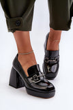Chic Eco-Leather Half Shoes with Elegant Strap Detail
