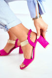 Stylish Ankle Strap Sandals with Shiny Zirconia Accents