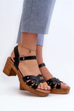 Eco-Friendly Women's Summer Sandals with Adjustable Strap