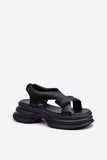 Stylish Natural Leather Platform Sandals for Summer Comfort