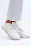 Eco Leather Women's Platform Sneakers for All-Day Comfort
