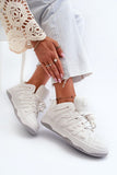 Eco Leather Women's Platform Sneakers for All-Day Comfort