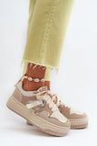 Eco Leather Women's Platform Sneakers for Stylish Comfort