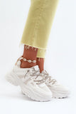 Stylish Women's Platform Sneakers with Decorative Lacing