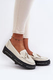 Elegant Openwork Leather Moccasins for Stylish Comfort